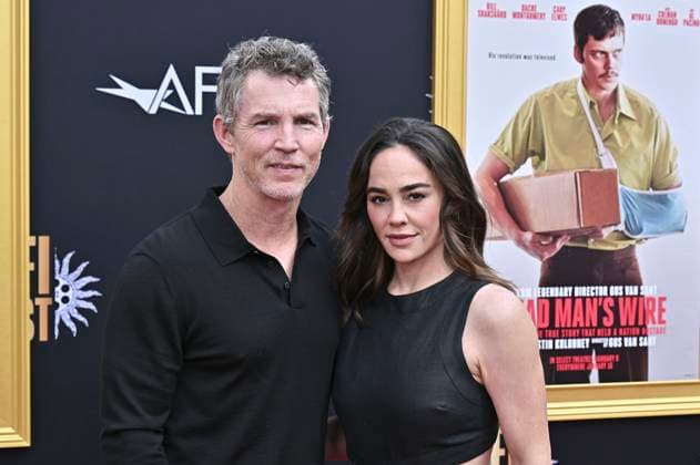 Shawn Hatosy mit Ehefrau Kelly Albanese bei der Premiere des Kinofilms Dead Man s Wire auf dem 39. AFI Fest 2025 im TCL Chinese Theatre. Los Angeles, 25.10.2025