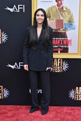 Noor Alfallah bei der Premiere des Kinofilms Dead Man s Wire auf dem 39. AFI Fest 2025 im TCL Chinese Theatre. Los Angeles, 25.10.2025