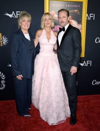 AFI Fest 2025 Premiere of the film Christy LOS ANGELES, USA October 25, 2025 Christy Martin, Sydney Sweeney Ben Foster at the AFI FEST premiere for Christy at the TCL Chinese Theatre Picture Paul Smith Featureflash 450044 2025 10 25 CA Los Angeles United States  Copyright: xPaulxSmithx xFeaturesxFlashx xStarfacex STAR_450044_046