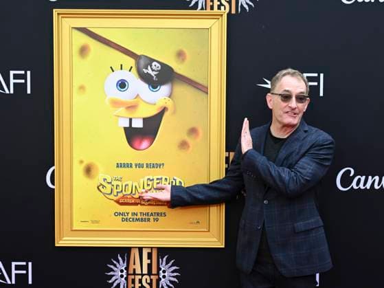 October 26, 2025, Hollywood, California, USA: American actor and comedian TOM KENNY attends AFI FEST Presented By Red Carpet Premiere of The Spongebob Movie: Search For Squarepants Hollywood USA - ZUMAb173 20251026_aap_b173_004 Copyright: xBillyxBennightx