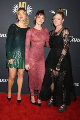 HOLLYWOOD, CALIFORNIA - OCTOBER 26: Imogen Poots, Kristen Stewart and Thora Birch at The Chronology Of Water special screening during 2025 AFI FEST at TCL Chinese 6 Theatres on October 26, 2025 in Hollywood, California. Copyright: xJeffreyxMayerx xMediaPunchx