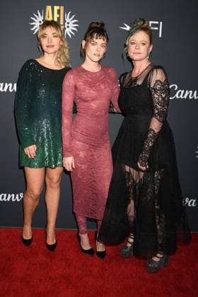 HOLLYWOOD, CALIFORNIA - OCTOBER 26: Imogen Poots, Kristen Stewart and Thora Birch at The Chronology Of Water special screening during 2025 AFI FEST at TCL Chinese 6 Theatres on October 26, 2025 in Hollywood, California. Copyright: xJeffreyxMayerx xMediaPunchx
