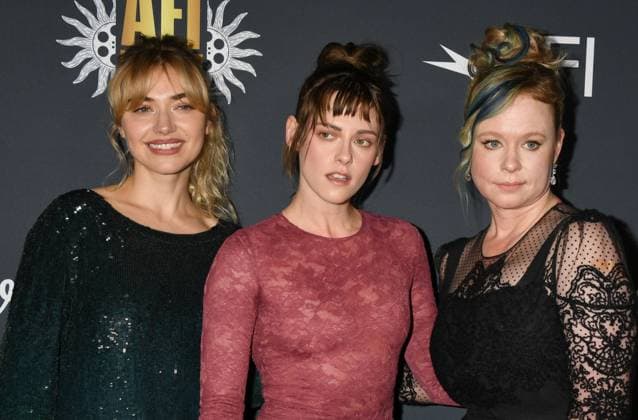 HOLLYWOOD, CALIFORNIA - OCTOBER 26: Imogen Poots, Kristen Stewart and Thora Birch at The Chronology Of Water special screening during 2025 AFI FEST at TCL Chinese 6 Theatres on October 26, 2025 in Hollywood, California. Copyright: xJeffreyxMayerx xMediaPunchx