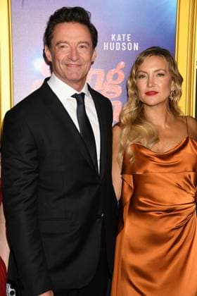 HOLLYWOOD, CA- OCTOBER 26: Hugh Jackman and Kate Hudson at the special screening of Song Sung Blue during the 2025 AFI Fest at TCL Chinese 6 Theatre on October 26, 2025 in Hollywood, California. Copyright: xJeffreyxMayerx