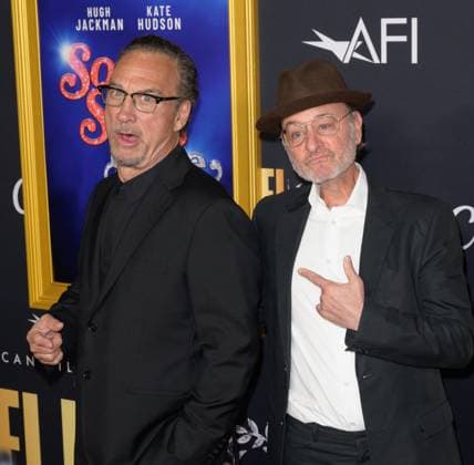 AFI Fest 2025 special screening of Song Sung Blue LOS ANGELES, USA October 26, 2025 Jim Belushi Fisher Stevens at the AFI FEST premiere for Song Sung Blue at the TCL Chinese Theatre Picture Paul Smith Featureflash 450065 2025 10 26 CA Los Angeles  Copyright: xPaulxSmithx xFeaturesxFlashx xStarfacex STAR_450065_117