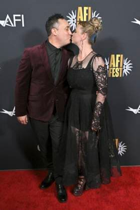 Michael Benton Adler mit Ehefrau Thora Birch bei der Premiere des Kinofilms The Chronology of Water auf dem 39. AFI Fest 2025 im TCL Chinese 6 Theatre. Los Angeles, 26.10.2025