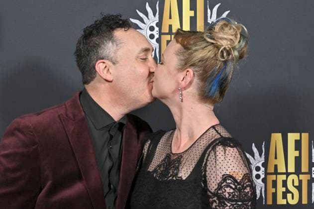 Michael Benton Adler mit Ehefrau Thora Birch bei der Premiere des Kinofilms The Chronology of Water auf dem 39. AFI Fest 2025 im TCL Chinese 6 Theatre. Los Angeles, 26.10.2025