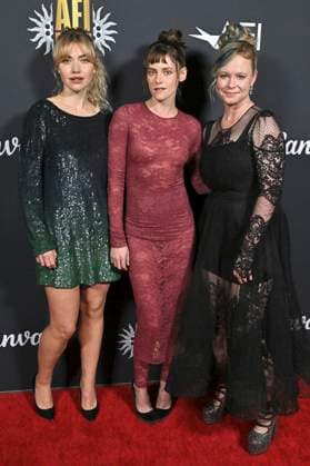 Imogen Poots, Kristen Stewart und Thora Birch bei der Premiere des Kinofilms The Chronology of Water auf dem 39. AFI Fest 2025 im TCL Chinese 6 Theatre. Los Angeles, 26.10.2025