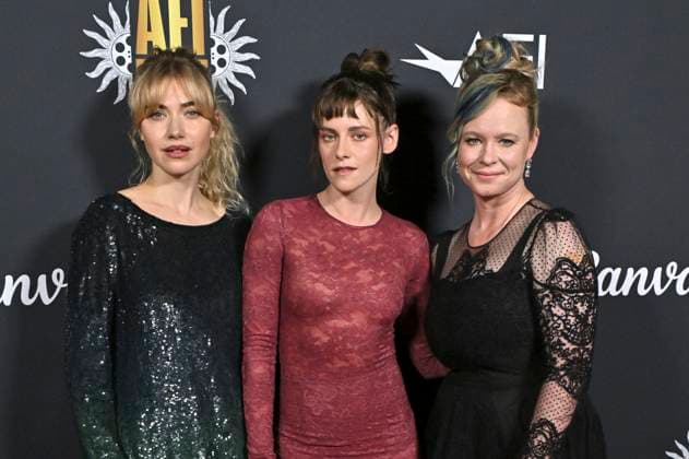 Imogen Poots, Kristen Stewart und Thora Birch bei der Premiere des Kinofilms The Chronology of Water auf dem 39. AFI Fest 2025 im TCL Chinese 6 Theatre. Los Angeles, 26.10.2025
