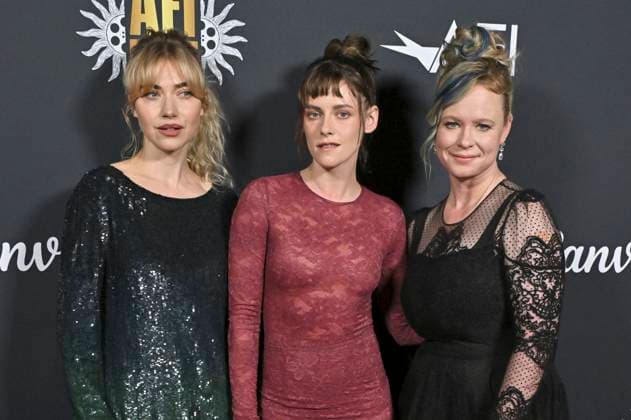 Imogen Poots, Kristen Stewart und Thora Birch bei der Premiere des Kinofilms The Chronology of Water auf dem 39. AFI Fest 2025 im TCL Chinese 6 Theatre. Los Angeles, 26.10.2025