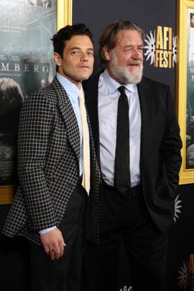USA - 2025 AFI FEST - Nuremberg Premiere - Los Angeles LOS ANGELES - OCT 24: Rami Malek, Russell Crowe at the 2025 AFI FEST - Nuremberg Premiere at the TCL Chinese Theater IMAX on October 24, 2025 in Los Angeles, CA Los Angeles CA USA  Copyright: xHPAx xHutchinsxPhotox