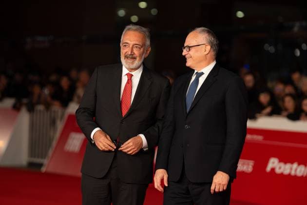 Vita Da Carlo Stagione Finale - Red Carpet - The 20th Rome Film Festival Francesco Rocca and Roberto Gualtieri attend the Vita Da Carlo Stagione Finale red carpet during the 20th Rome Film Festival at Auditorium Parco Della Musica in Rome, Italy, on October 26, 2025. Rome Italy  Copyright: xLucaxCarlinox originalFilename: carlino-notitle251026_npMvc.jpg