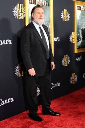 October 27, 2025, Los Angeles, Ca, USA: LOS ANGELES - OCT 24: Russell Crowe at the 2025 AFI FEST - Nuremberg Premiere at the TCL Chinese Theater IMAX on October 24, 2025 in Los Angeles, CA Los Angeles USA - ZUMAb170 20251027_aap_b170_005 Copyright: xKayxBlakex