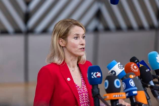 European Council Summit In Brussels The High Representative of the European Union for Foreign Affairs and Security Policy and Vice-President of the European Commission and former prime minister of Estonia Kaja Kalllas arrives at the European Council before the EUCO summit, the EU leaders meeting at the headquarters of Europe. Kaja Kallas gave a doorstep statement to the media and press while responded to questions from journalists. The leaders discussed at the European commitment of 140 billion loan for Ukraine which will be financed by frozen Russian assets, military support and expanding sanctions to Russia. Brussels, Belgium on October 23, 2025 Brussels Belgium  Copyright: xNicolasxEconomoux originalFilename: economou-notitle251023_npXa3.jpg