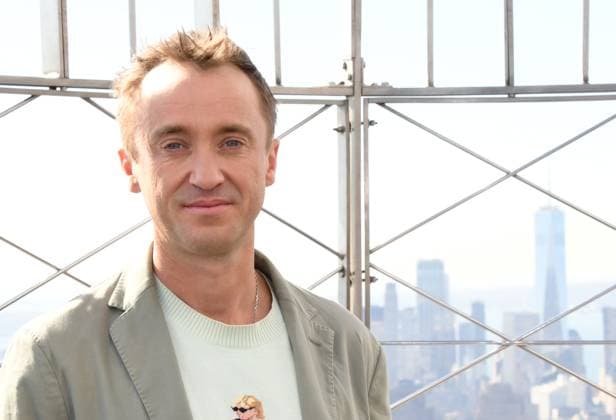 Tom Felton Lights the Empire State Building to celebrate his Broadway debut when he returns to same iconic role now on stage in Harry Potter And The Cursed Child Featuring: Tom Felton Where: New York City, New York, United States When: 27 Oct 2025 Credit: mpi099 MediaPunch INSTARimages EDITORIAL USE ONLY. NOT FOR USE BY NEWSPAPERS BASED IN THE UK. Copyright: xx instar55218792