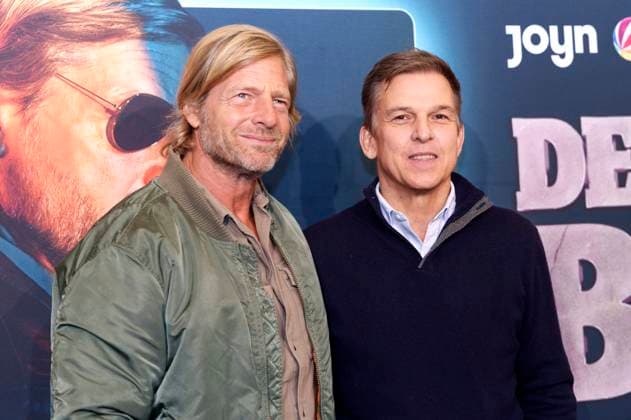 Henning Baum und Christoph Schneider bei der Premiere der Prime Video SAT.1-Serie Der letze Bulle im Gloria Palast. München, 27.10.2025