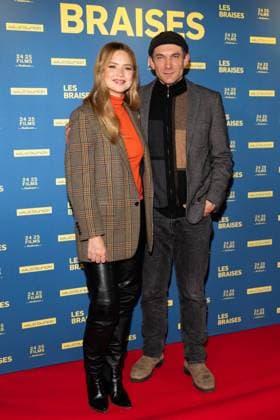 Les Braises Premiere Virginie Efira and Arieh Worthalter attending the Les Braises Premiere at the UGC Cine Cite Bercy in Paris, France on October 28, 2025. Photo by Aurore Marechal ABACAPRESS.COM Paris France  Copyright: xMarechalxAurore ABACAx