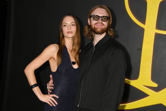 LOS ANGELES, CA - OCTOBER 28: Claudia Sulewski and Finneas O Connell at the Los Angeles premiere of HBO Original s I Love LA at Paramount Theatre on October 28, 2025 in Los Angeles, California. Copyright: xJeffreyxMayerx