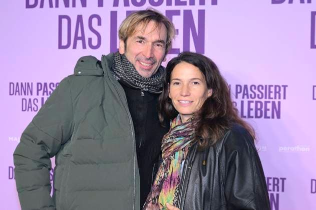 Arnd Schimkat und Maria Kehr bei der Premiere des Kinofilms Dann passiert das Leben im Rio Filmpalast. München, 28.10.2025