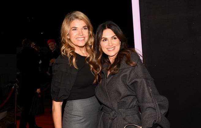 Anke Engelke Schauspielerin Hauptdarstellerin Viktoria Lauterbach Schauspielerin Muenchen 28.10.2025 Rio Filmpalast Premiere Dann passiert das Leben Foto Muenchen