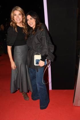 Anke Engelke Schauspielerin Hauptdarstellerin Viktoria Lauterbach Schauspielerin Muenchen 28.10.2025 Rio Filmpalast Premiere Dann passiert das Leben Foto Muenchen