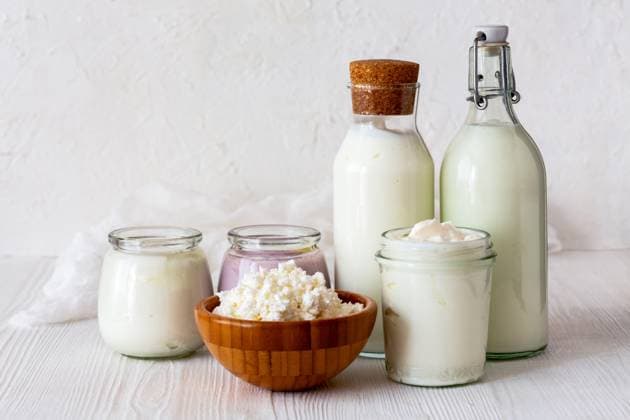 Hausgemachte fermentierte Milchköstlichkeiten. Hausgemachte fermentierte Milchköstlichkeiten. (License=RF) Copyright: xZoonar.com MarinaxSaprunovax 24135307