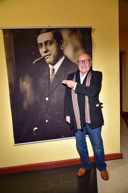 68. Preisverleihung Ernst-Lubitsch-Preis Volker Schlöndorff Ankunft, roter Teppich zur 68. Preisverleihung Ernst-Lubitsch-Preis im kino Babylon Berlin am 29.10.2025