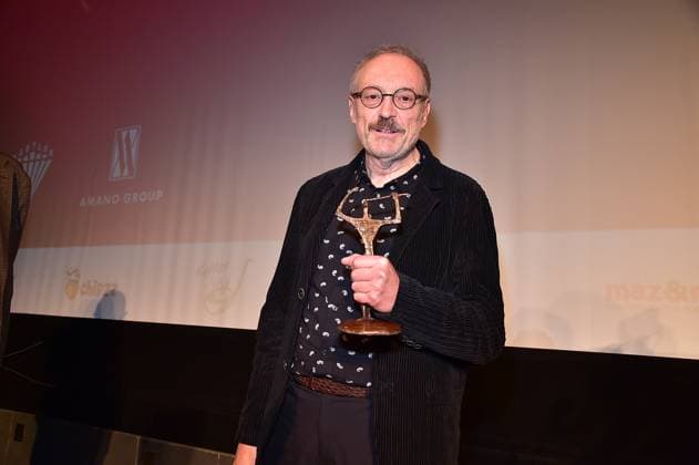 68. Preisverleihung Ernst-Lubitsch-Preis Josef Hader. (ELP-Gewinner 2025) Ankunft, roter Teppich zur 68. Preisverleihung Ernst-Lubitsch-Preis im kino Babylon Berlin am 29.10.2025