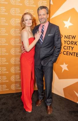 October 29, 2025, Bronx, New York, USA: Kate Baldwin and Graham Rowat attend opening night for musical Bat Boy: The Musical at City Center in New York, NY on October 29, 2025. Bronx USA - ZUMAr339 20251029_znp_r339_015 Copyright: xLevxRadinx