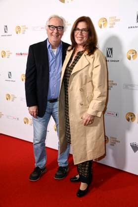 Peter Timm und Heike Wiehle-Timm bei der 67. Verleihung vom Ernst-Lubitsch-Preis 2025 im Kino Babylon. Berlin, 29.10.2025