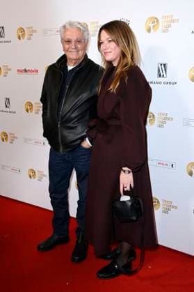 Henry Hübchen mit Tochter Nora Hübchen bei der 67. Verleihung vom Ernst-Lubitsch-Preis 2025 im Kino Babylon. Berlin, 29.10.2025