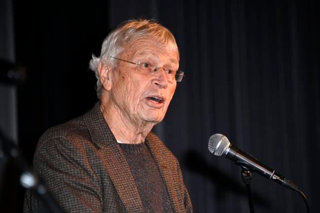 Gerhard Polt bei der 67. Verleihung vom Ernst-Lubitsch-Preis 2025 im Kino Babylon. Berlin, 29.10.2025