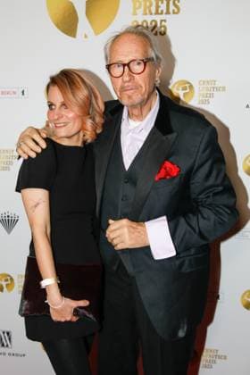 67. Verleihung vom Ernst-Lubitsch-Preis 2025 Berlin, 29.10.2025 Reiner Schöne mit Ehefrau Anja Drendel bei der 67. Verleihung vom Ernst-Lubitsch-Preis 2025 im Kino Babylon in Berlin Berlin Copyright: xMatthiasxGränzdörferx