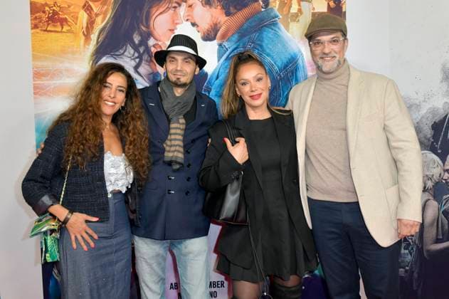 Meryem Moutaoukkil, Badr Bouachir, Radost Bokel und Morad Azzaaoui bei der Premiere des Kinofilms Make Me Feel im Zoo Palast. Berlin, 29.10.2025
