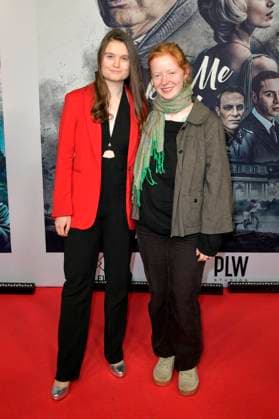 Sylvia Englberger und Adina Maaß bei der Premiere des Kinofilms Make Me Feel im Zoo Palast. Berlin, 29.10.2025