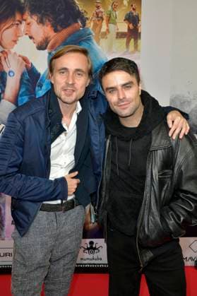 Constantin von Jascheroff und Marios Gavrilis bei der Premiere des Kinofilms Make Me Feel im Zoo Palast. Berlin, 29.10.2025