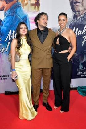 Gast, Erkan Acar und Amira Aly bei der Premiere des Kinofilms Make Me Feel im Zoo Palast. Berlin, 29.10.2025