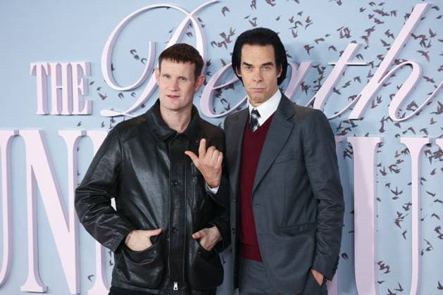 The Death of Bunny Munro Premiere in London LONDON, UNITED KINGDOM – OCTOBER 30: Nick Cave (R) and Matt Smith (L) attend the premiere of The Death of Bunny Munro held at the Royal Festival Hall in London, United Kingdom, on October 30, 2025. Zeynep Demir Aslim Anadolu London United Kingdom. Editorial use only. Please get in touch for any other usage.  Copyright: x2025xAnadoluxZeynepxDemirxAslimx