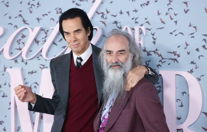 The Death of Bunny Munro Premiere in London LONDON, UNITED KINGDOM – OCTOBER 30: Nick Cave (L) and Warren Ellis (R) attend the premiere of The Death of Bunny Munro held at the Royal Festival Hall in London, United Kingdom, on October 30, 2025. Zeynep Demir Aslim Anadolu London United Kingdom. Editorial use only. Please get in touch for any other usage.  Copyright: x2025xAnadoluxZeynepxDemirxAslimx