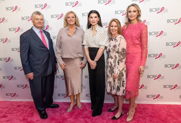2025 Breast Cancer Research Foundation Awards Luncheon William P. Lauder, Karen Hale, Julianna Margulies, Donna McKay, Kinga Lampert attend Breast Cancer Research Foundation Awards Luncheon at Hilton Midtown in New York, NY on October 30, 2025. New York New York United States Copyright: LevxRadin