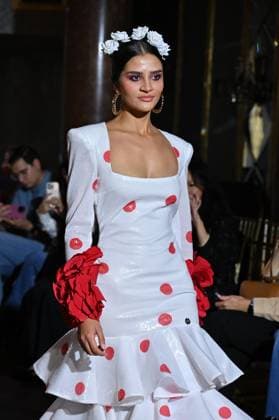 International Flamenco Fashion Week Madrid, (SIMOF) - 30 Oct 2025 A model walks in a Conso Delgado design at the International Flamenco Fashion Week Madrid, (SIMOF) show, at the Wellington Hotel. Madrid Spain Copyright: xAtilanoxGarciax xSOPAxImagesx FOTO54020