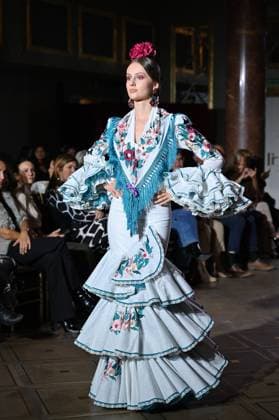 International Flamenco Fashion Week Madrid, (SIMOF) - 30 Oct 2025 A model walks in a Flor De Cerezo design at the International Flamenco Fashion Week Madrid, (SIMOF) show, at the Wellington Hotel. Madrid Spain Copyright: xAtilanoxGarciax xSOPAxImagesx FOTO54065