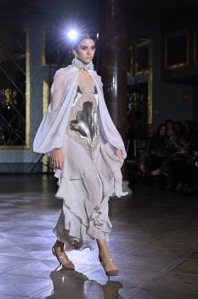 International Flamenco Fashion Week Madrid, (SIMOF) - 30 Oct 2025 A model walks in a Victorio and Lucchino design at the International Flamenco Fashion Week Madrid, (SIMOF) show, at the Wellington Hotel. Madrid Spain Copyright: xAtilanoxGarciax xSOPAxImagesx FOTO54138