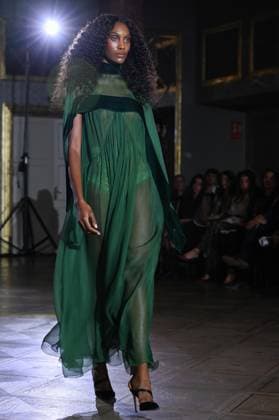International Flamenco Fashion Week Madrid, (SIMOF) - 30 Oct 2025 A model walks in a Victorio and Lucchino design at the International Flamenco Fashion Week Madrid, (SIMOF) show, at the Wellington Hotel. Madrid Spain Copyright: xAtilanoxGarciax xSOPAxImagesx FOTO54175