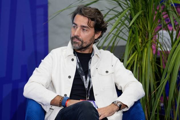 TRIBECA FESTIVAL LISBOA Ricardo Pereira addresses the audience during first day of Tribeca Festival Lisboa 2025 in Lisbon, Portugal. 10 30 2025 Lisboa Unicorn Factory Lisboa Lisboa Portugal Copyright: xBrunoxdexCarvalhox