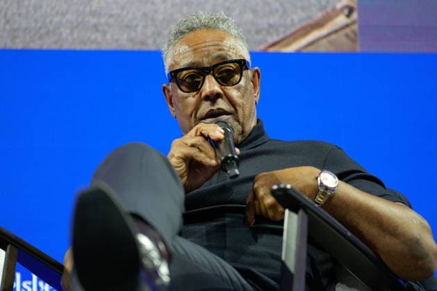 TRIBECA FESTIVAL LISBOA Giancarlo Esposito addresses the audience during first day of Tribeca Festival Lisboa 2025 in Lisbon, Portugal. 10 30 2025 Lisboa Unicorn Factory Lisboa Lisboa Portugal Copyright: xBrunoxdexCarvalhox