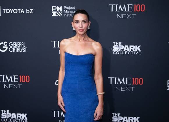 Laney Crowell arrives on the red carpet for the 2025 TIME100 Next at Current at Chelsea Piers Pier 59 on Thursday, October 30, 2025 in New York City.  NYP20251030535 SERENAxXUxNING