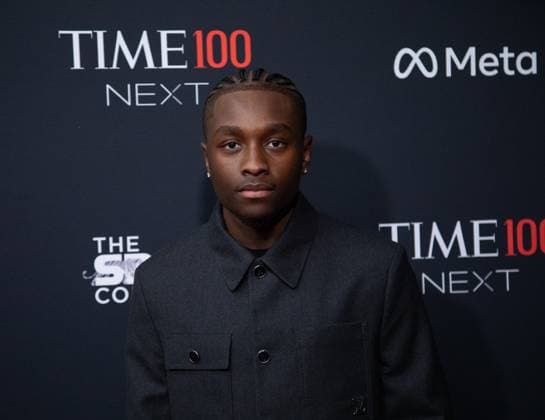 Miles Caton arrives on the red carpet for the 2025 TIME100 Next at Current at Chelsea Piers Pier 59 on Thursday, October 30, 2025 in New York City.  NYP20251030529 SERENAxXUxNING