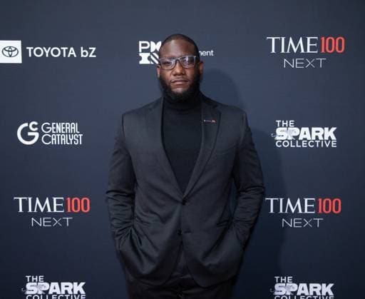 Marshall Hatch Jr. arrives on the red carpet for the 2025 TIME100 Next at Current at Chelsea Piers Pier 59 on Thursday, October 30, 2025 in New York City.  NYP20251030569 SERENAxXUxNING