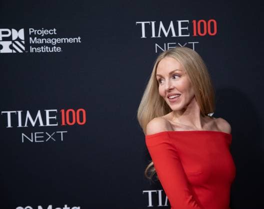 Shea Marie arrives on the red carpet for the 2025 TIME100 Next at Current at Chelsea Piers Pier 59 on Thursday, October 30, 2025 in New York City.  NYP20251030539 SERENAxXUxNING